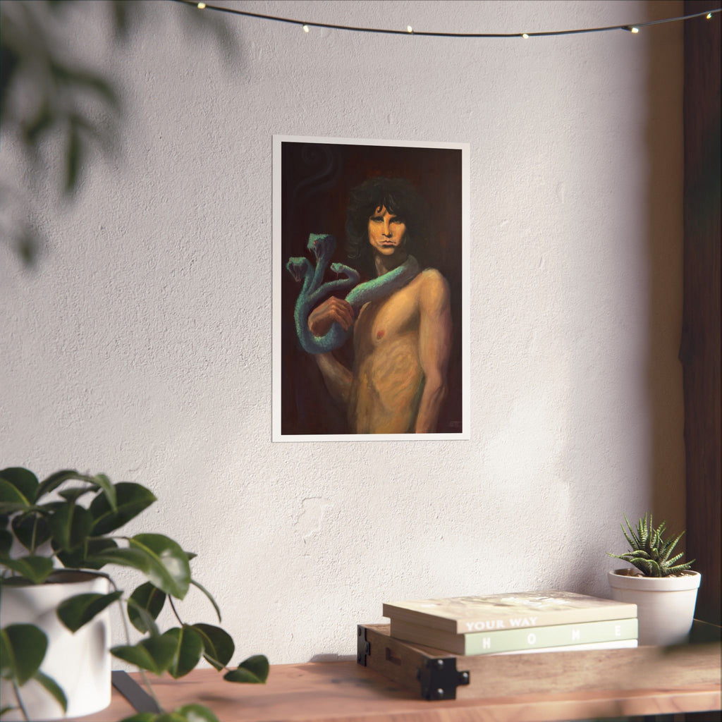 “Jim Morrison Lizard King" Fine Art Print