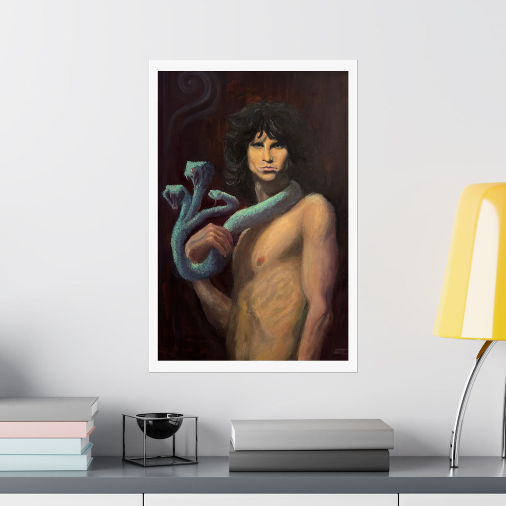 “Jim Morrison Lizard King" Fine Art Print