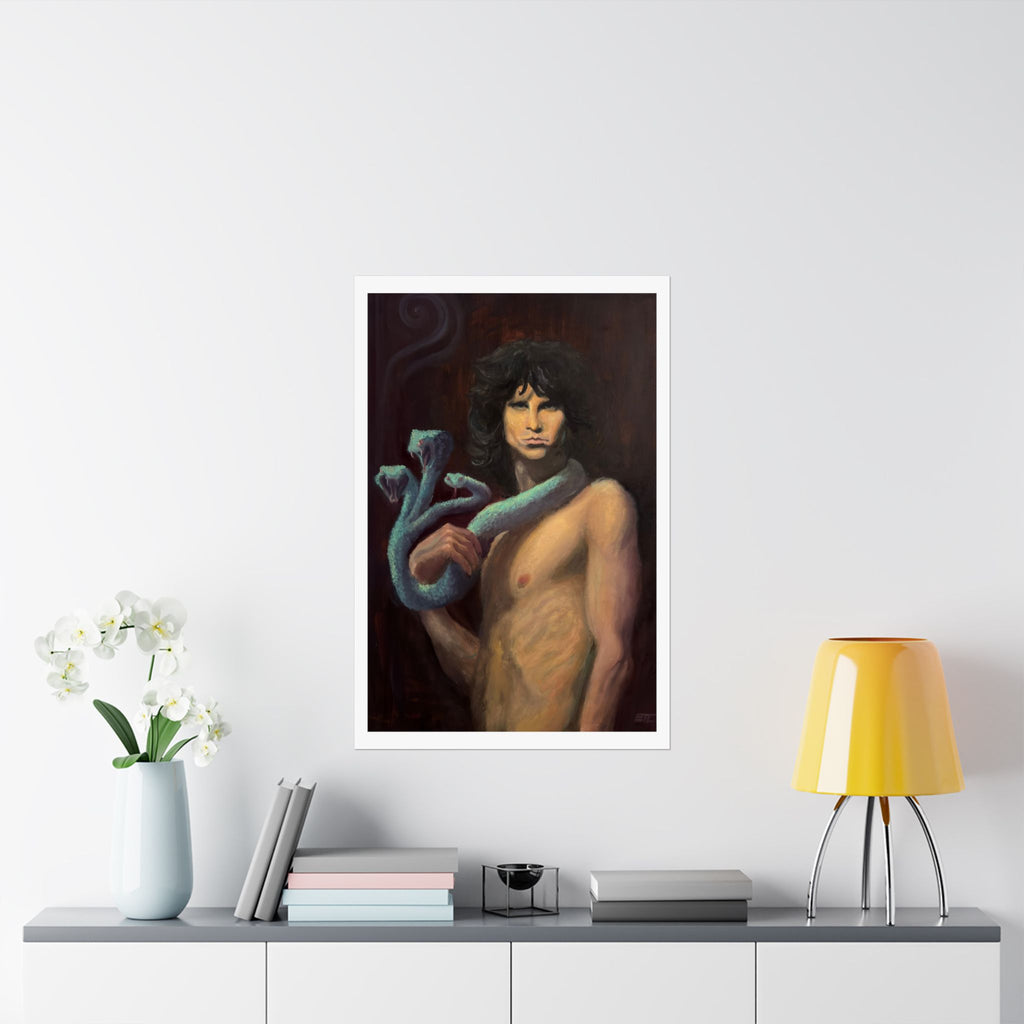 “Jim Morrison Lizard King" Fine Art Print