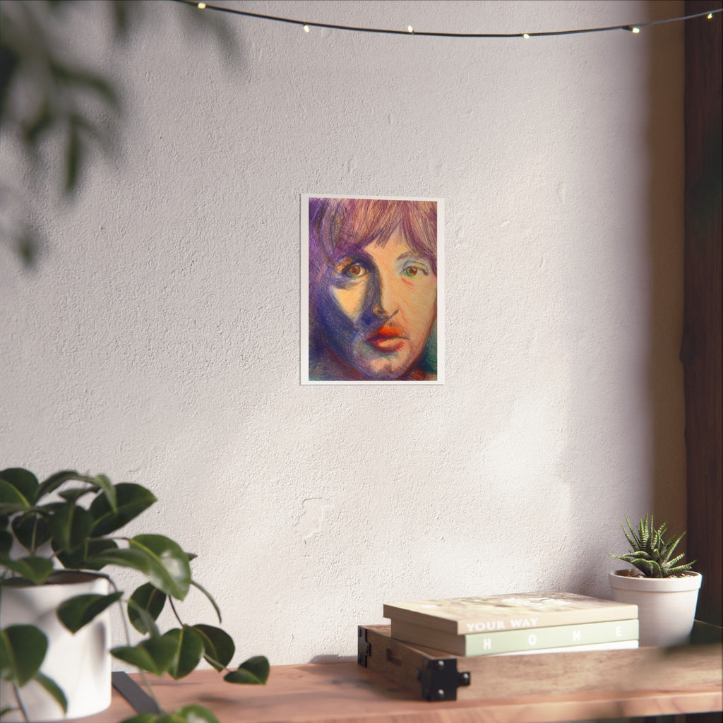 "Paul" Colored Pencil Poster — Fine Art Print