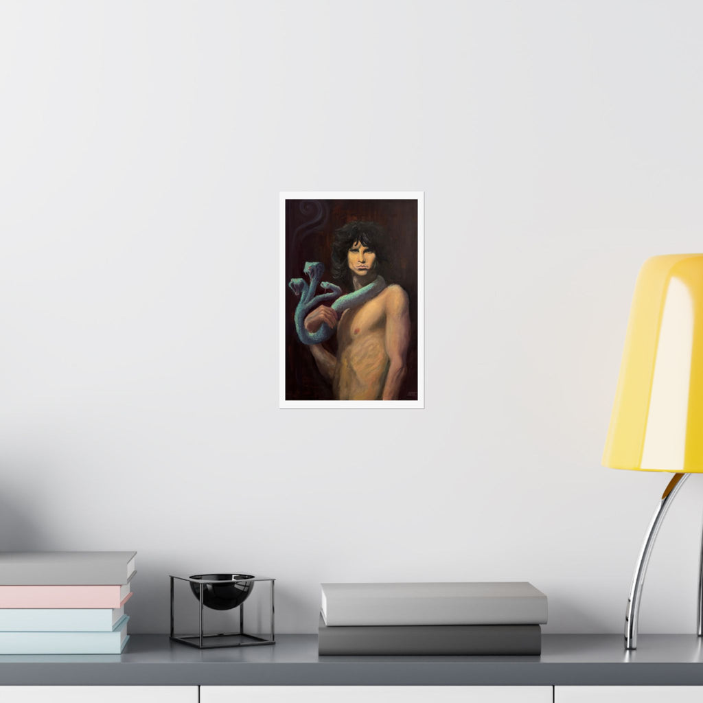 “Jim Morrison Lizard King" Fine Art Print