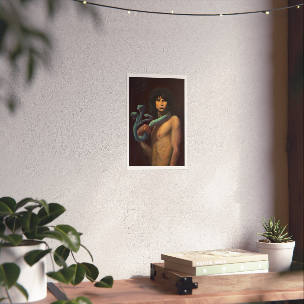 “Jim Morrison Lizard King" Fine Art Print