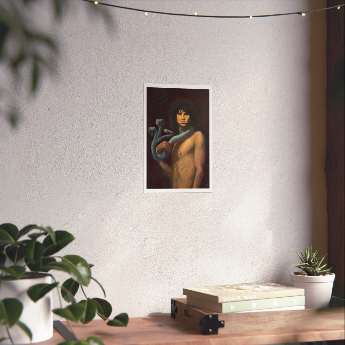 “Jim Morrison Lizard King" Fine Art Print