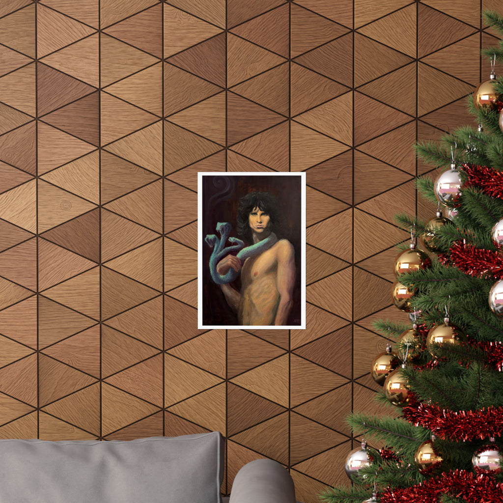 “Jim Morrison Lizard King" Fine Art Print
