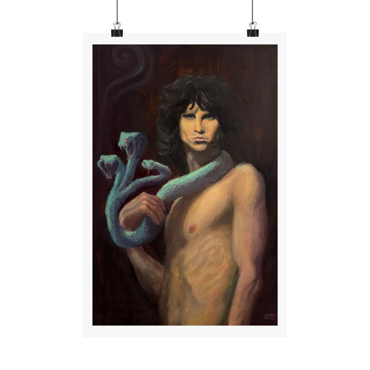 “Jim Morrison Lizard King" Fine Art Print