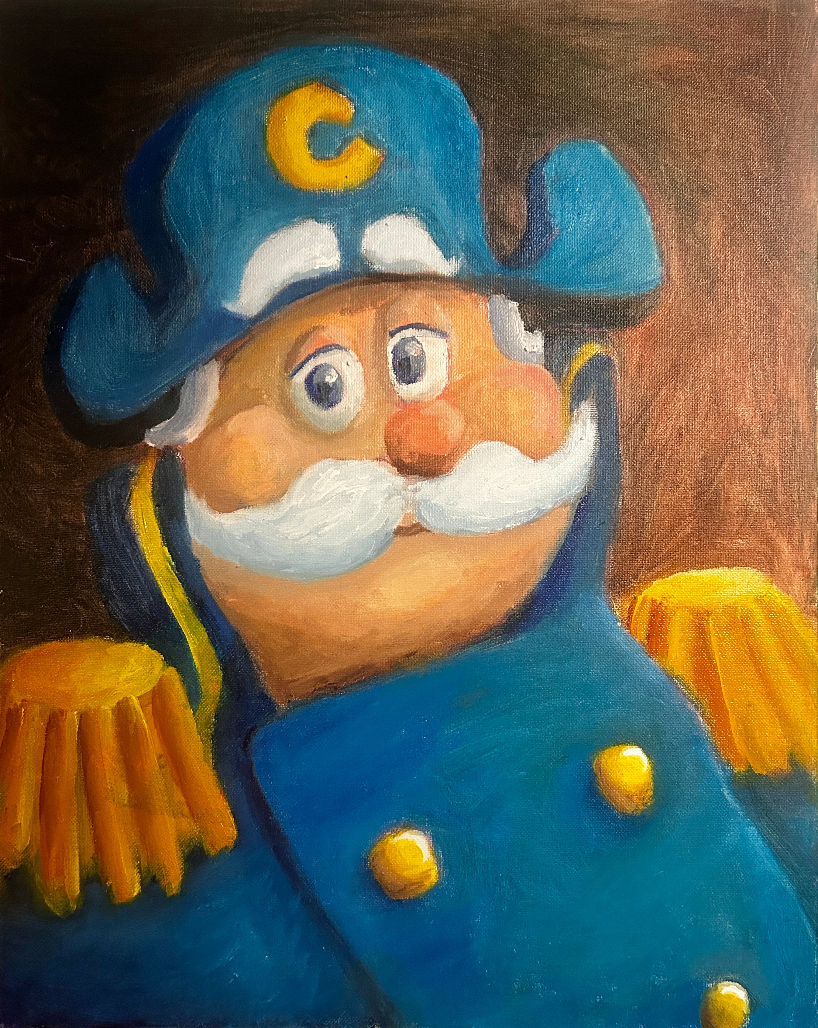 "Cap'n" Canvas Art – Matte Stretched Print