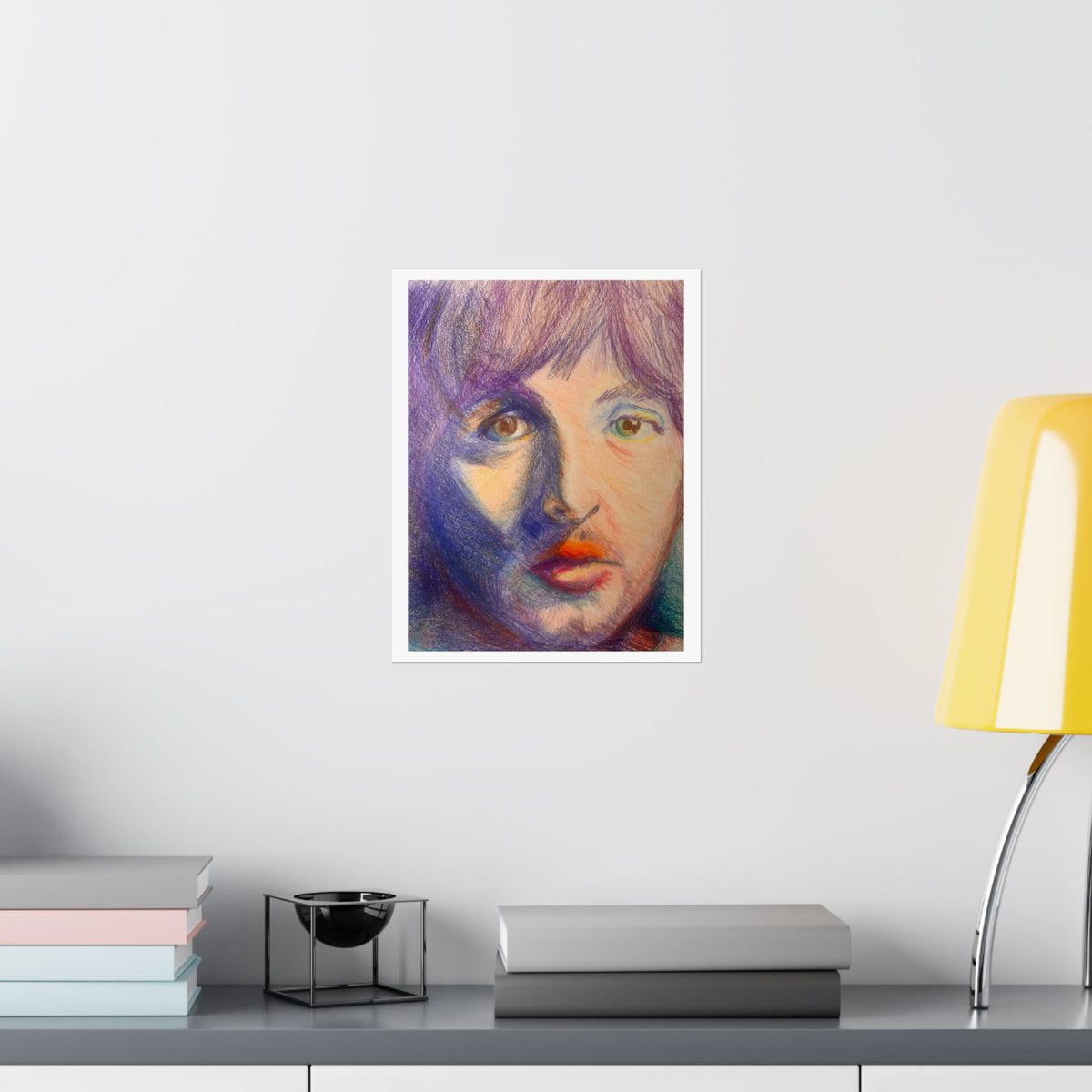 "Paul" Colored Pencil Poster — Fine Art Print