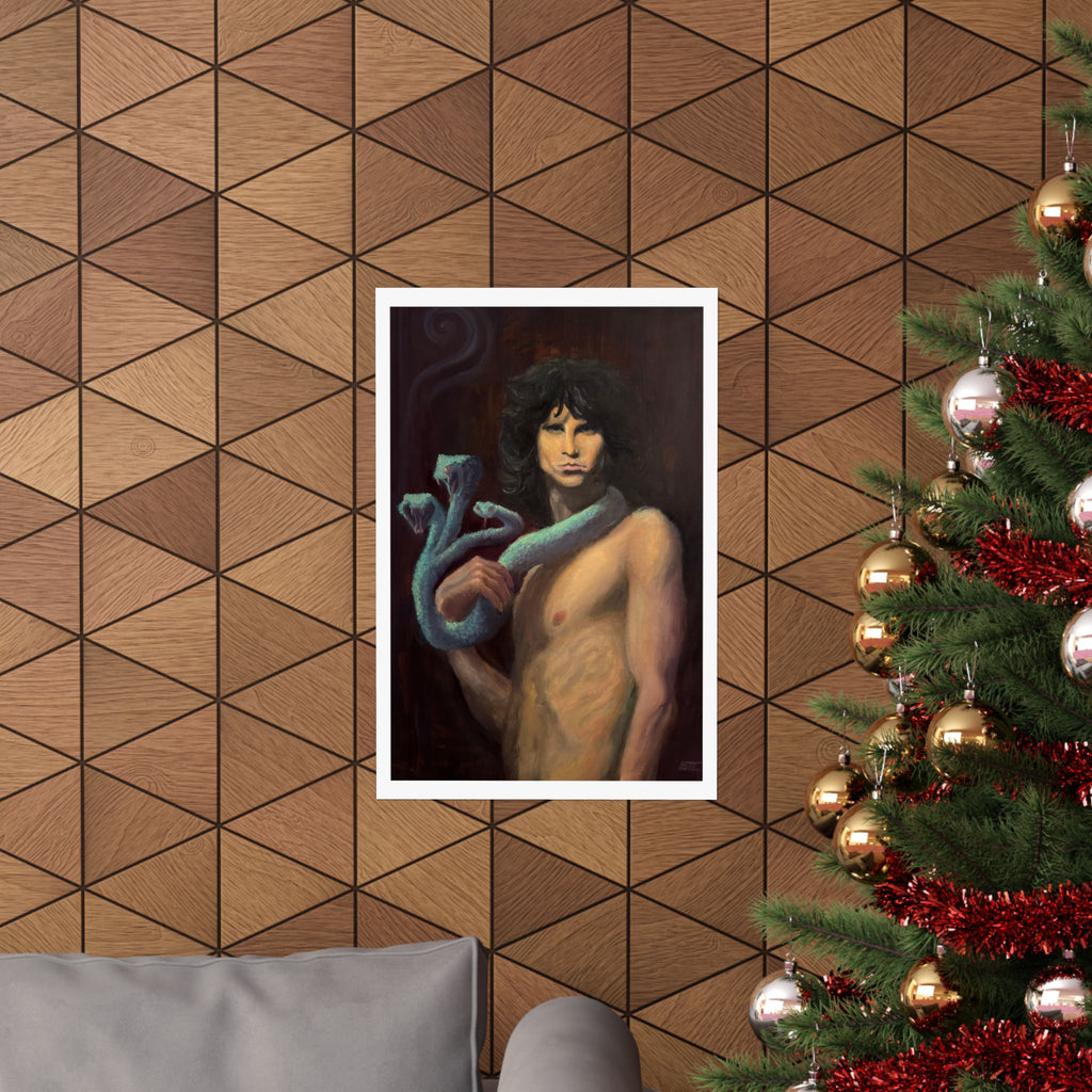 “Jim Morrison Lizard King" Fine Art Print