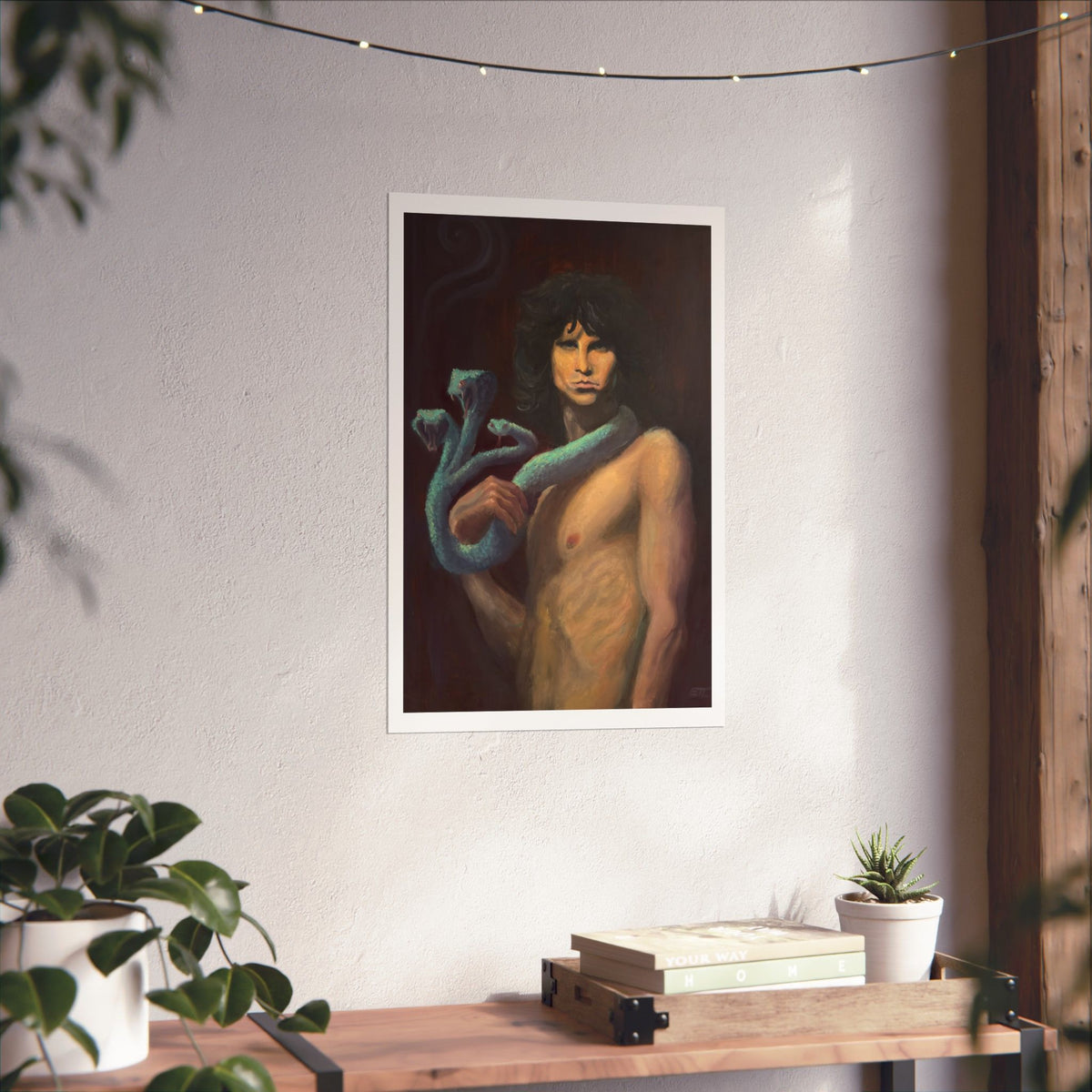 “Jim Morrison Lizard King" Fine Art Print