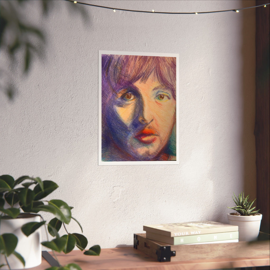 "Paul" Colored Pencil Poster — Fine Art Print