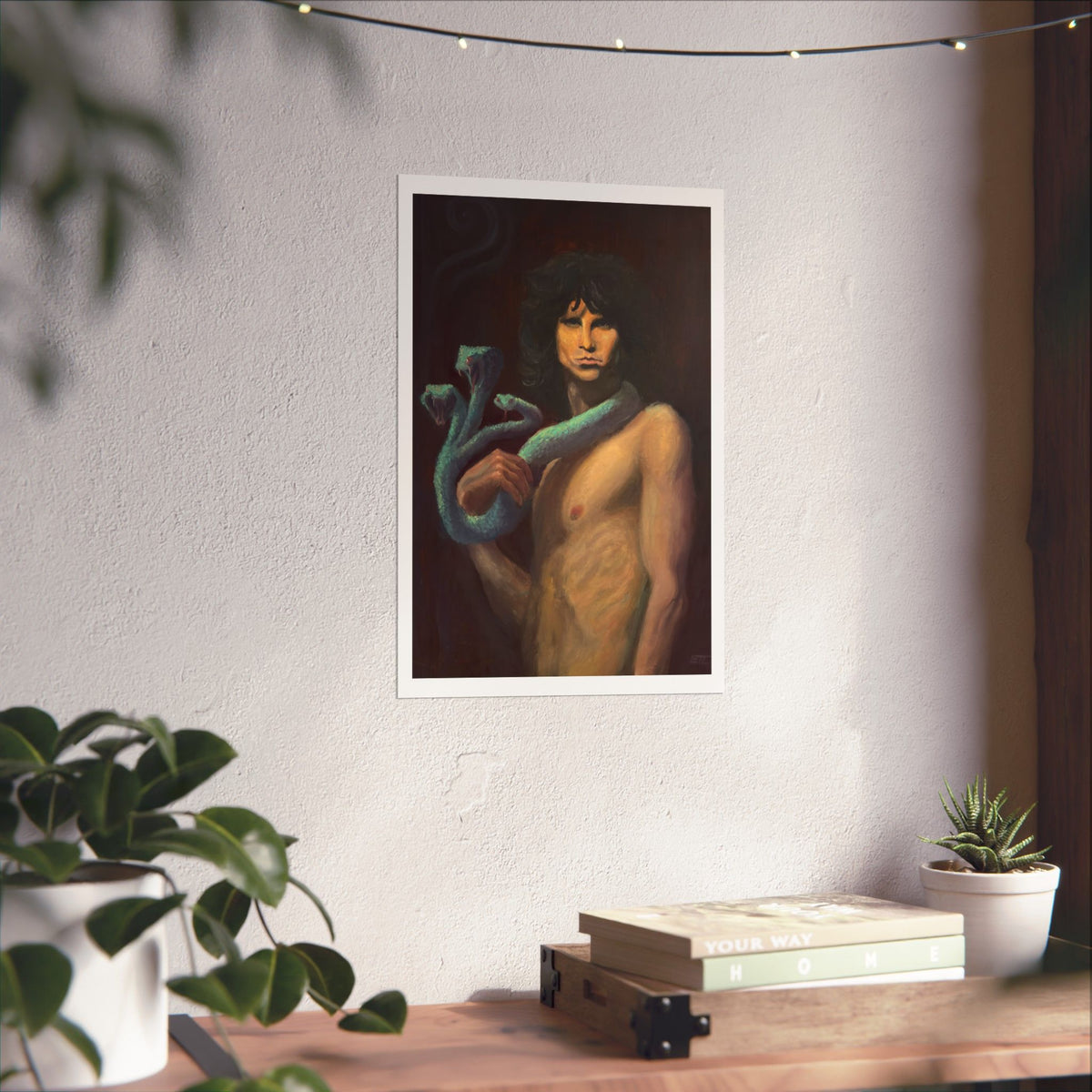 “Jim Morrison Lizard King" Fine Art Print