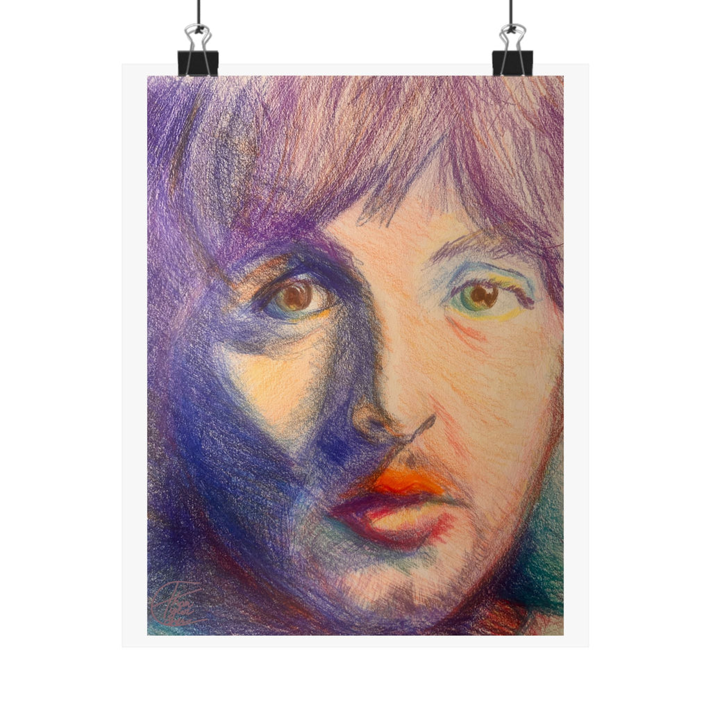 "Paul" Colored Pencil Poster — Fine Art Print