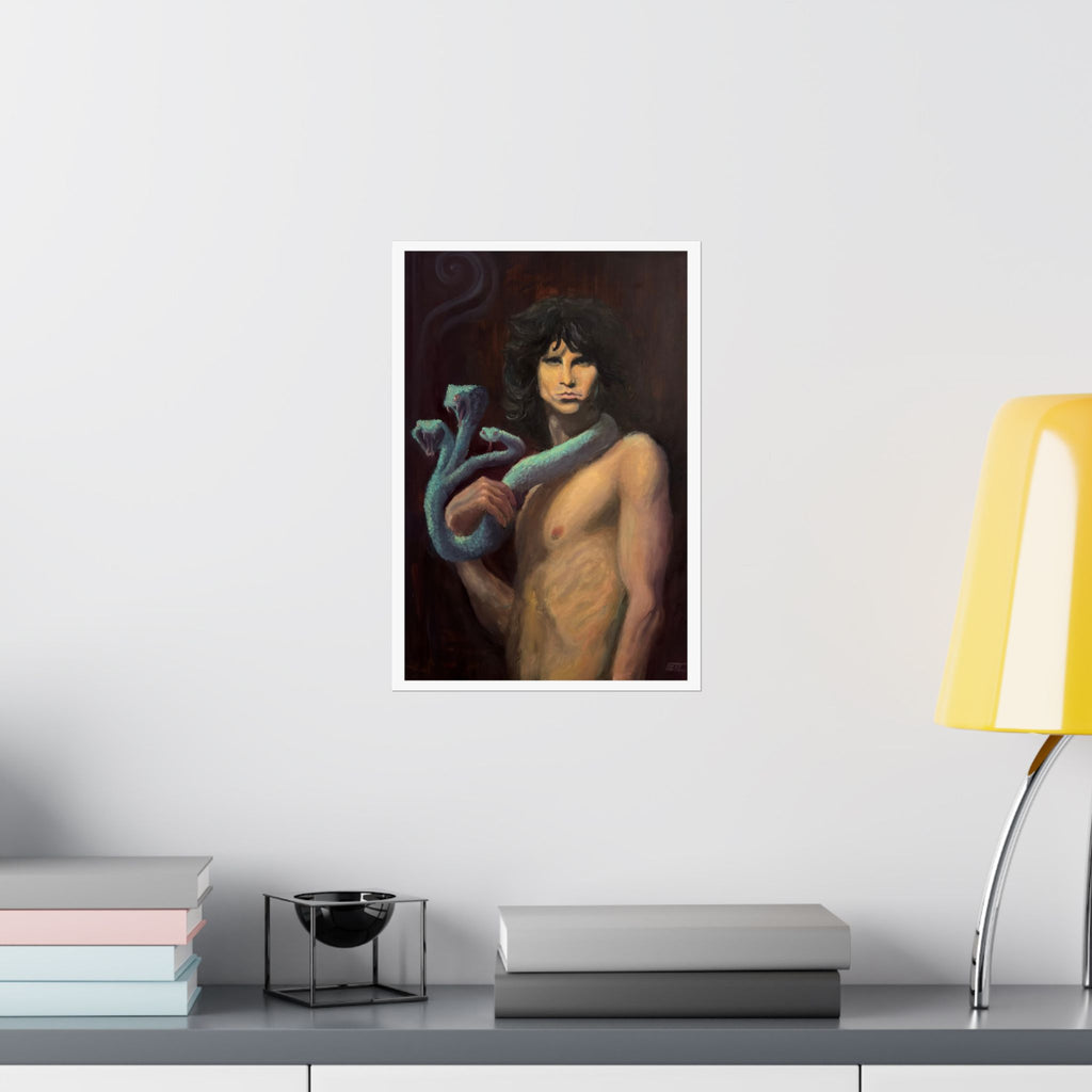 “Jim Morrison Lizard King" Fine Art Print