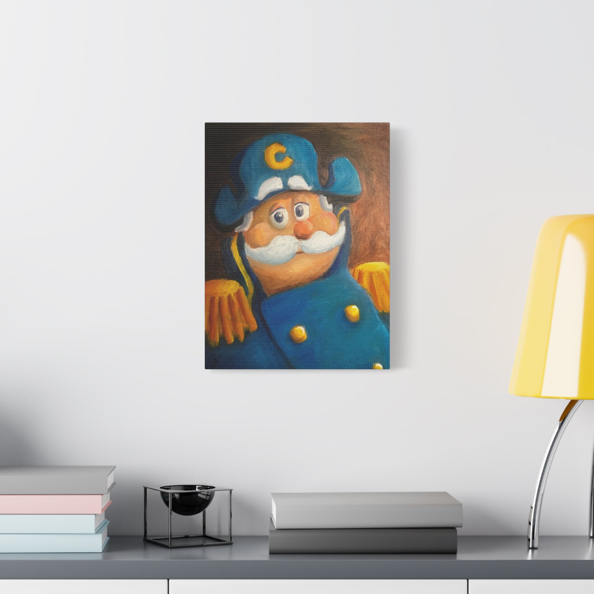 "Cap'n" Canvas Art – Matte Stretched Print