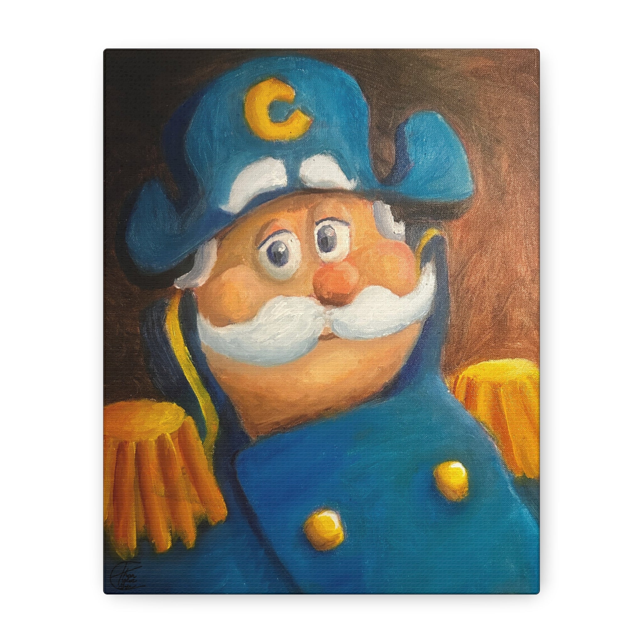 "Cap'n" Canvas Art – Matte Stretched Print