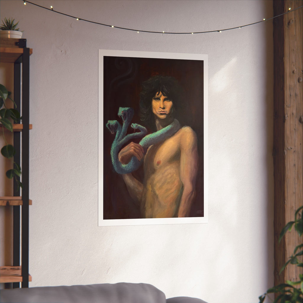 “Jim Morrison Lizard King" Fine Art Print