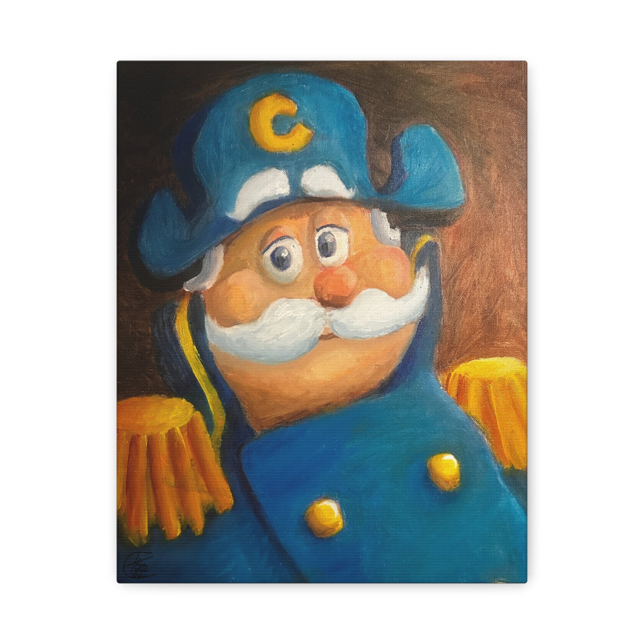 "Cap'n" Canvas Art – Matte Stretched Print