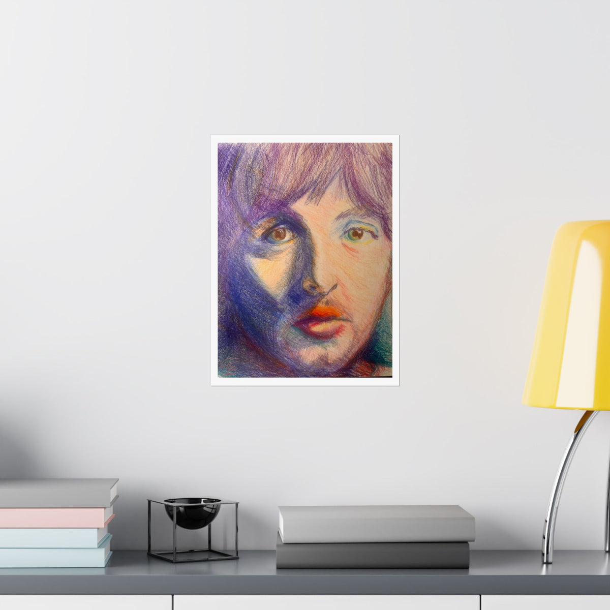 "Paul" Colored Pencil Poster — Fine Art Print