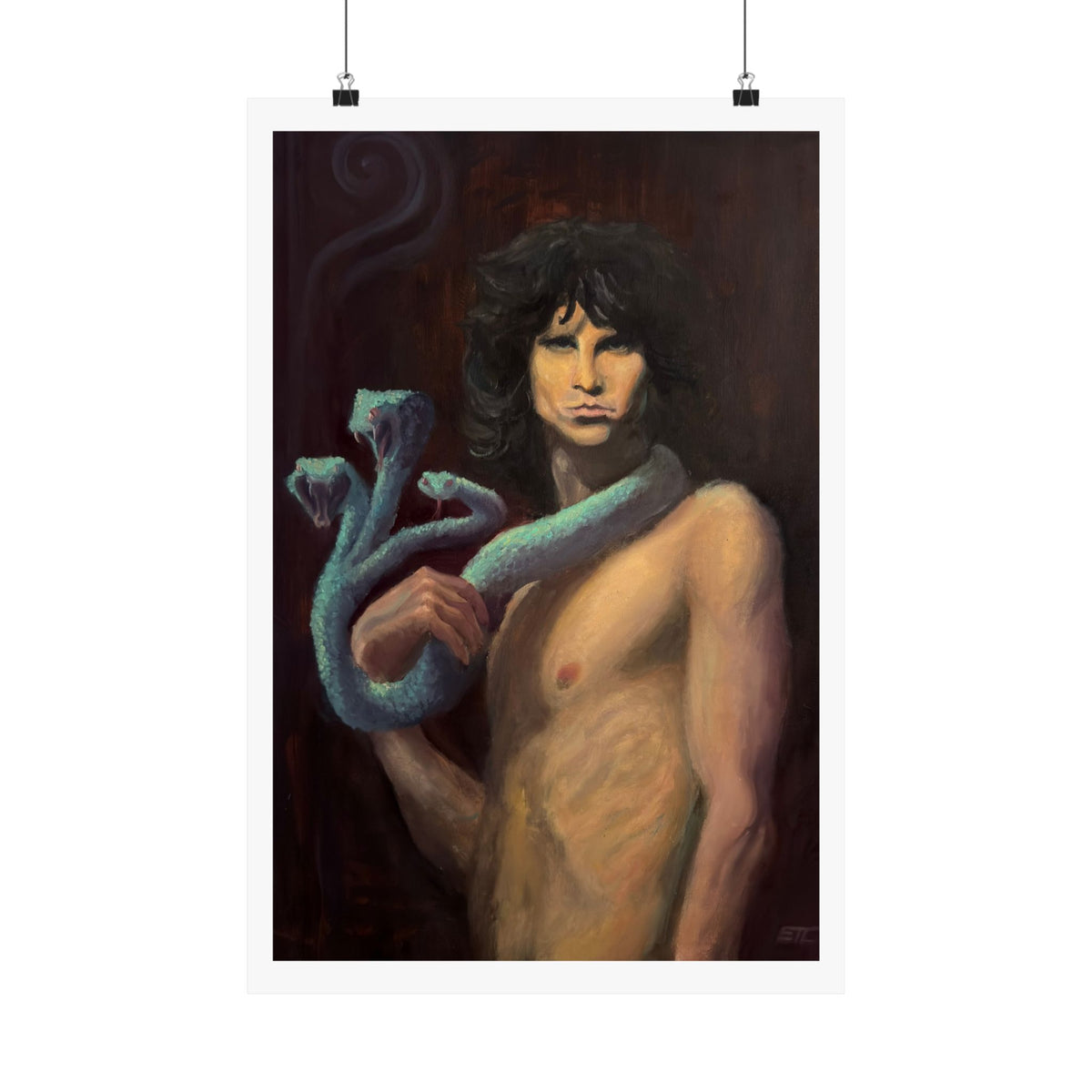 “Jim Morrison Lizard King" Fine Art Print